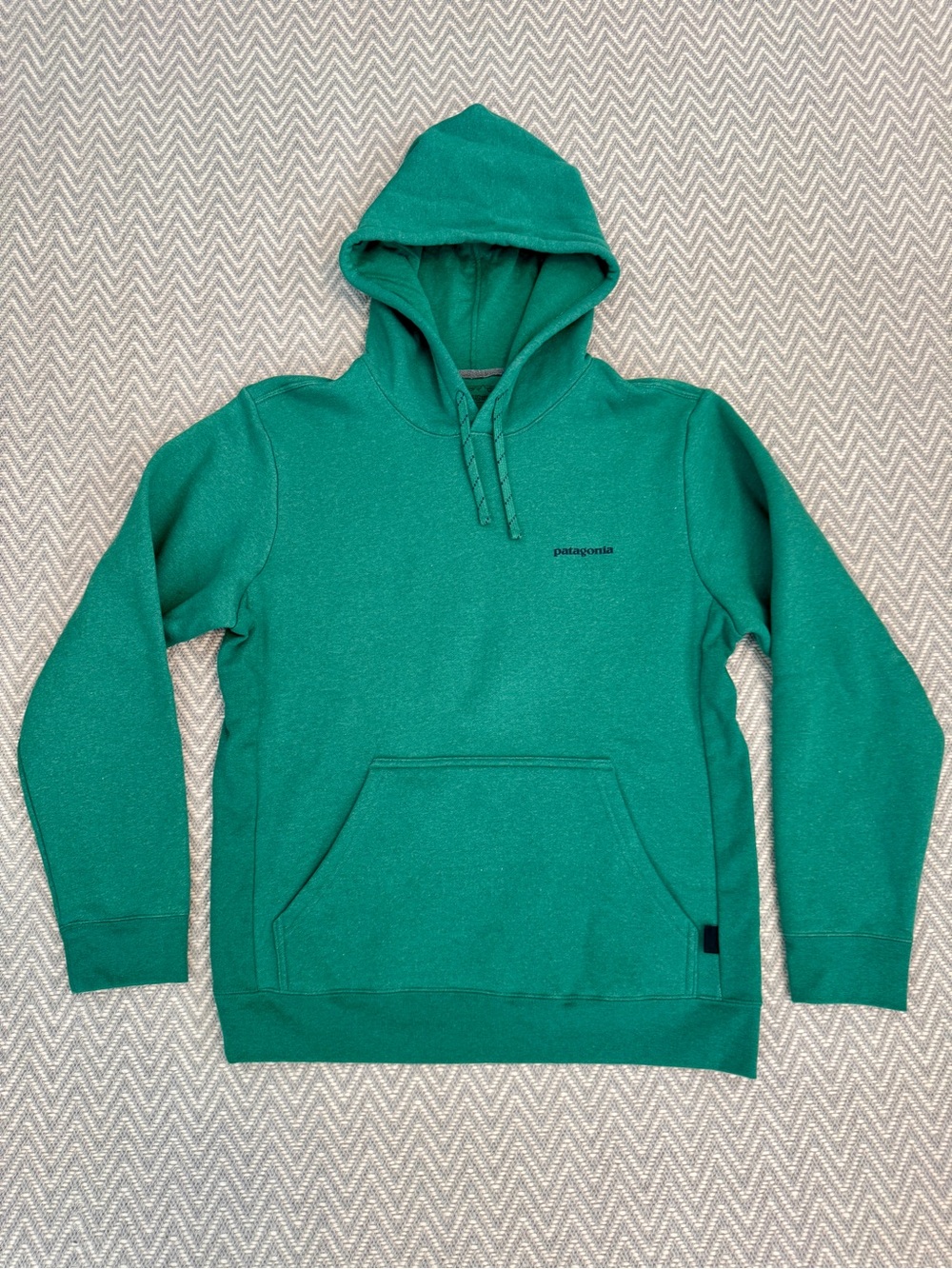 Patagonia Men’s Medium Uprisal Hooded Sweatshirt Green Fleece Pullover NWOT